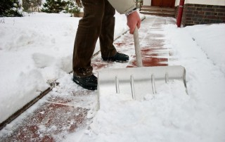 Man shoveling snow Heilman